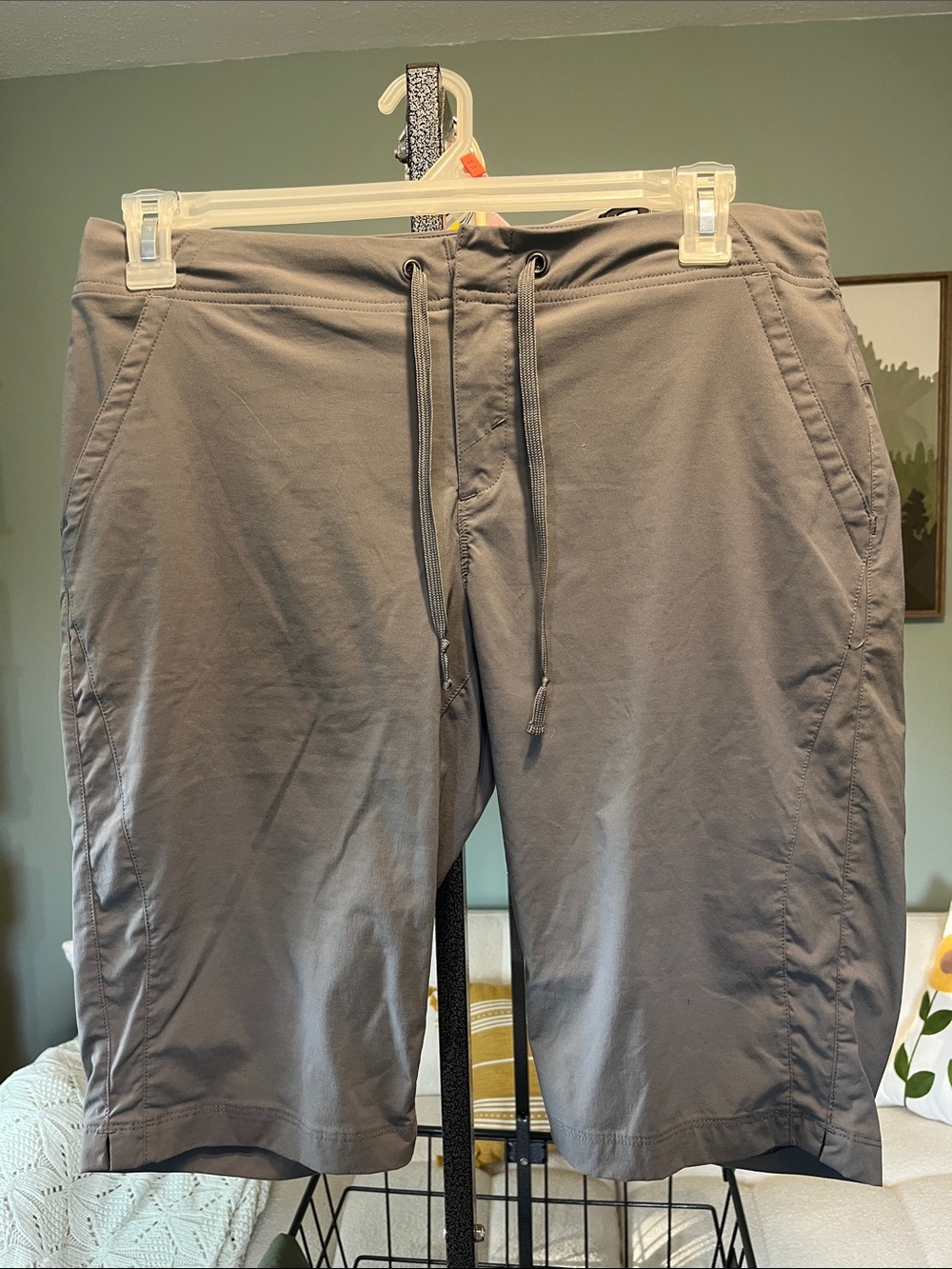 Columbia Women's Gray Drawstring Bermuda Shorts